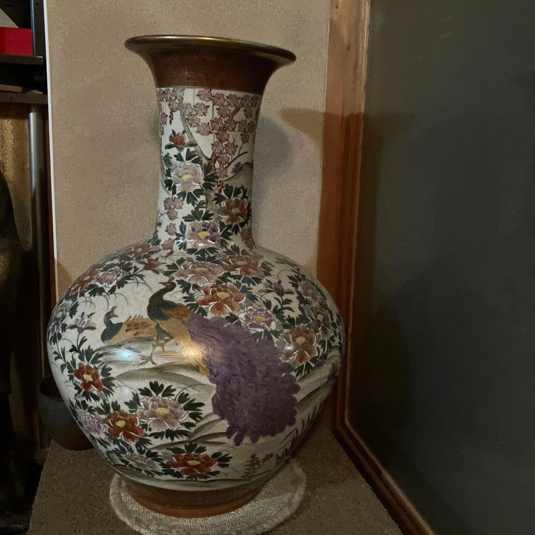 壺　大きな壺　工芸　置き物　花器