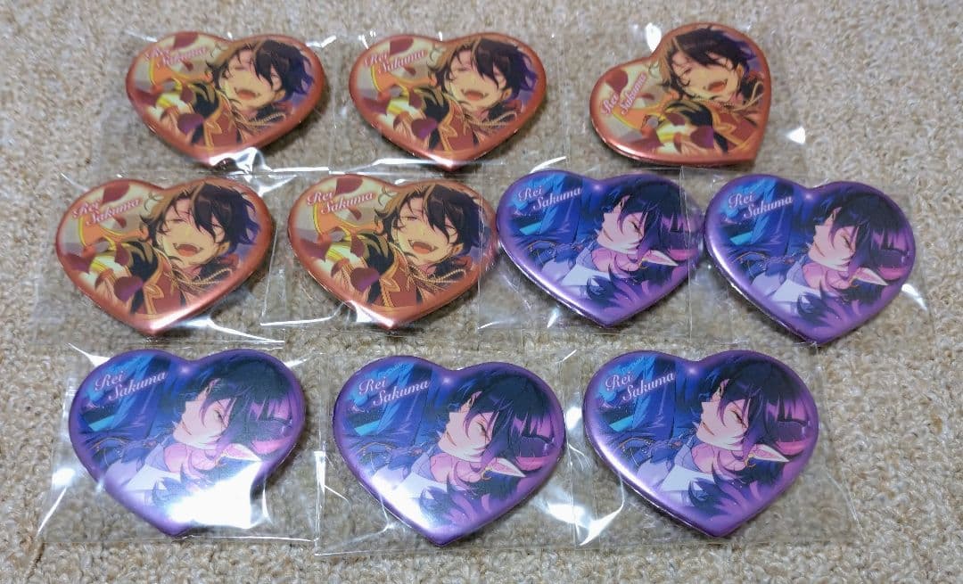 あんスタ 朔間零 ハート缶バッジセット