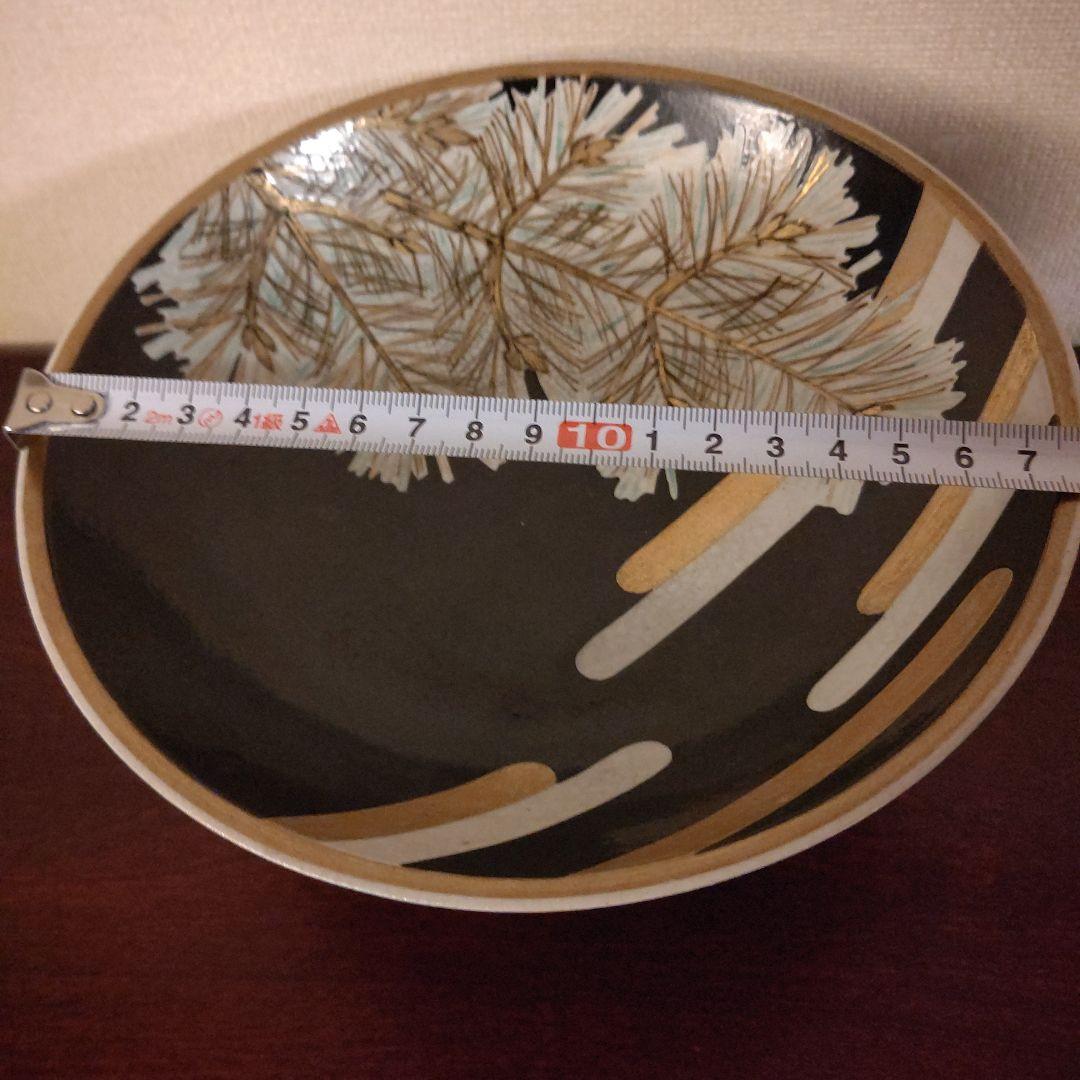 上出喜山　九谷焼 菓子器