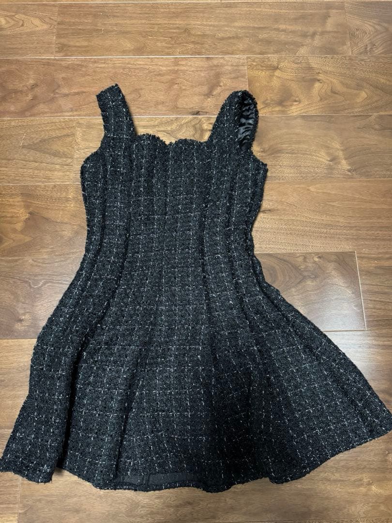 ローブドフルール　ツイードミニドレス