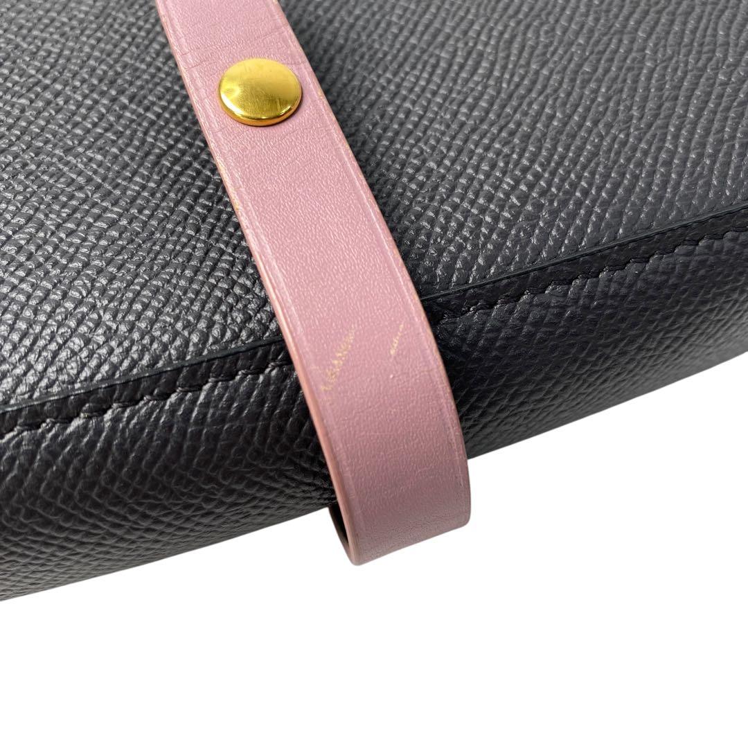 美品 セリーヌ CELINE ストラップクラッチ ショルダーバッグ ポシェット