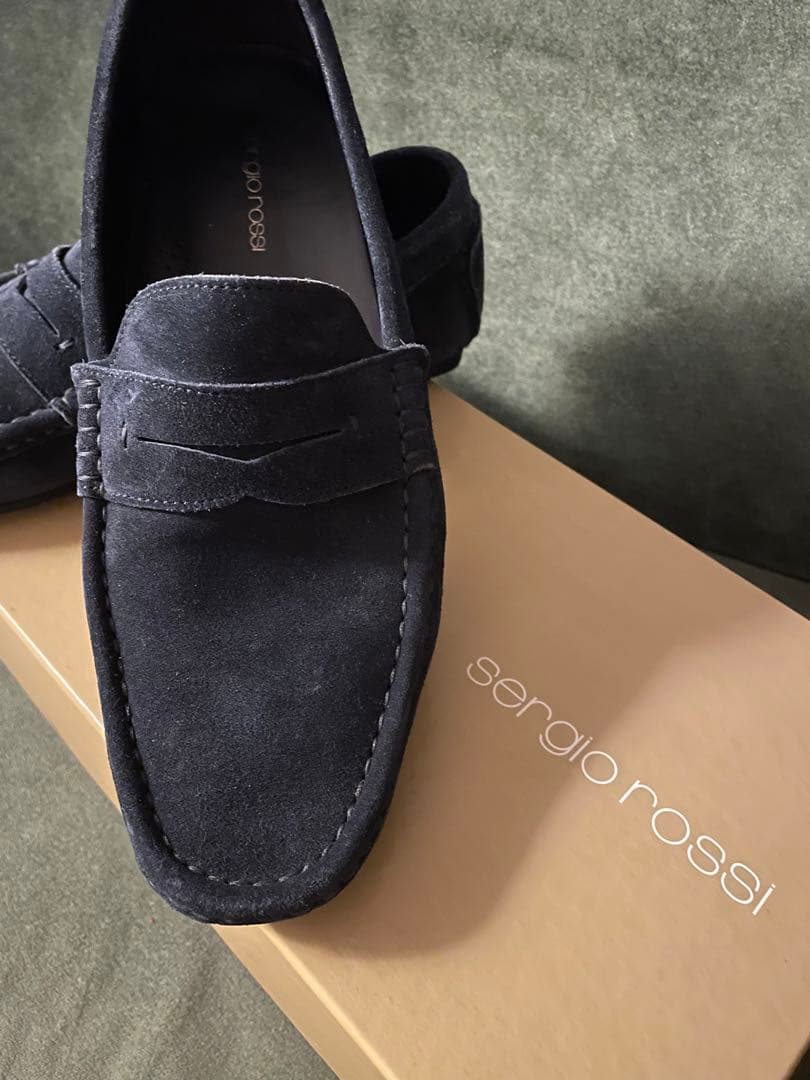 美品セルジオロッシ　sergio rossi ドライビングシューズ　メンズ　27