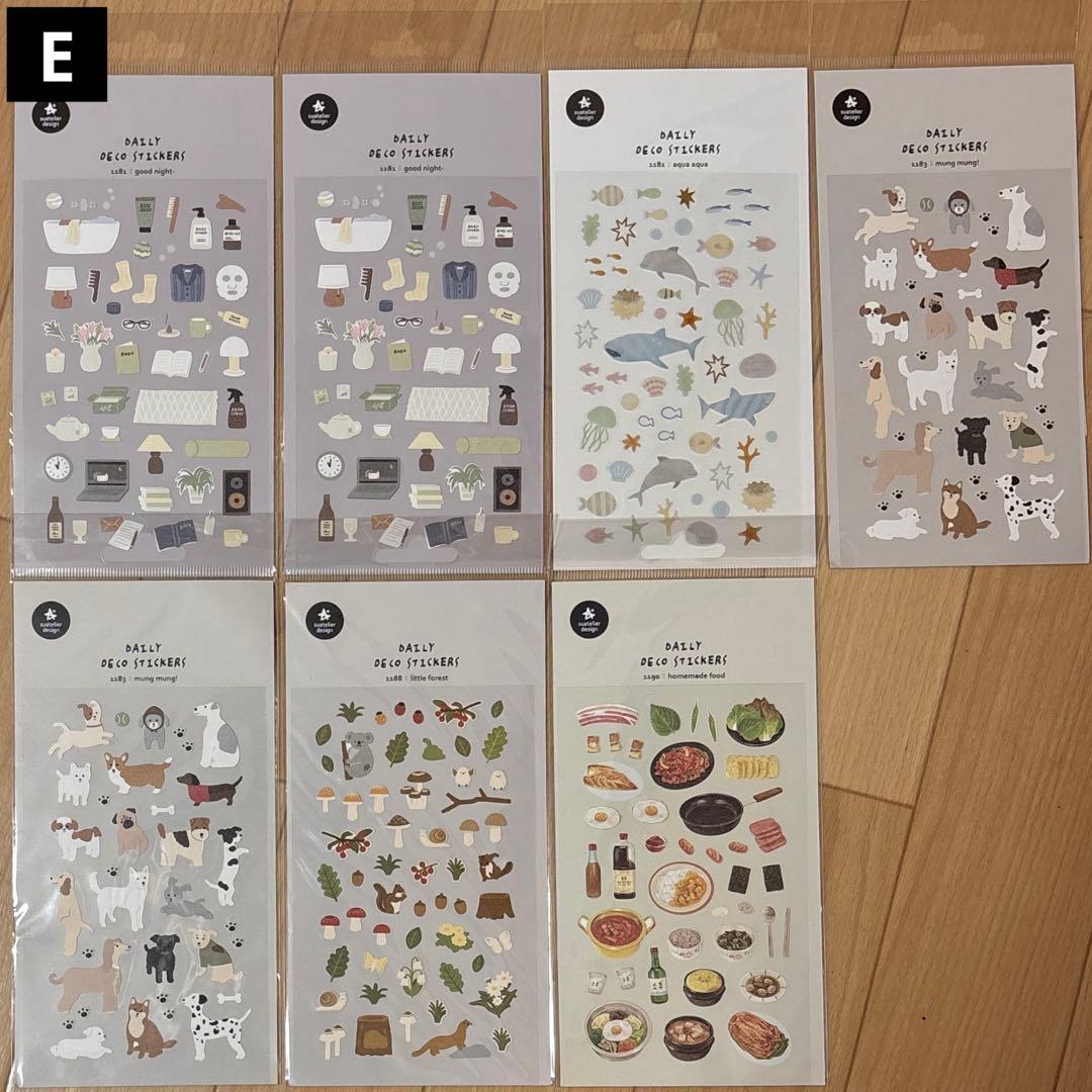 韓国シール　バラ売り可能！　suatelier他