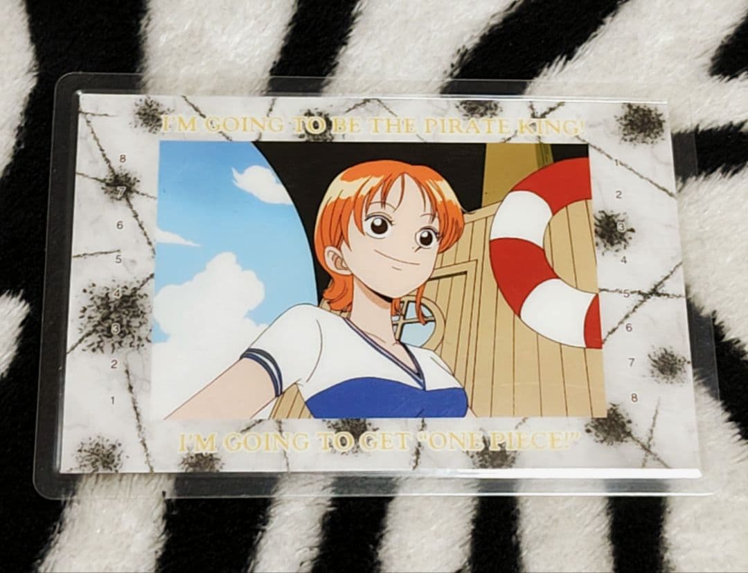 希少!! ワンピース ナミ ラミカード ラミネート カード No.012
