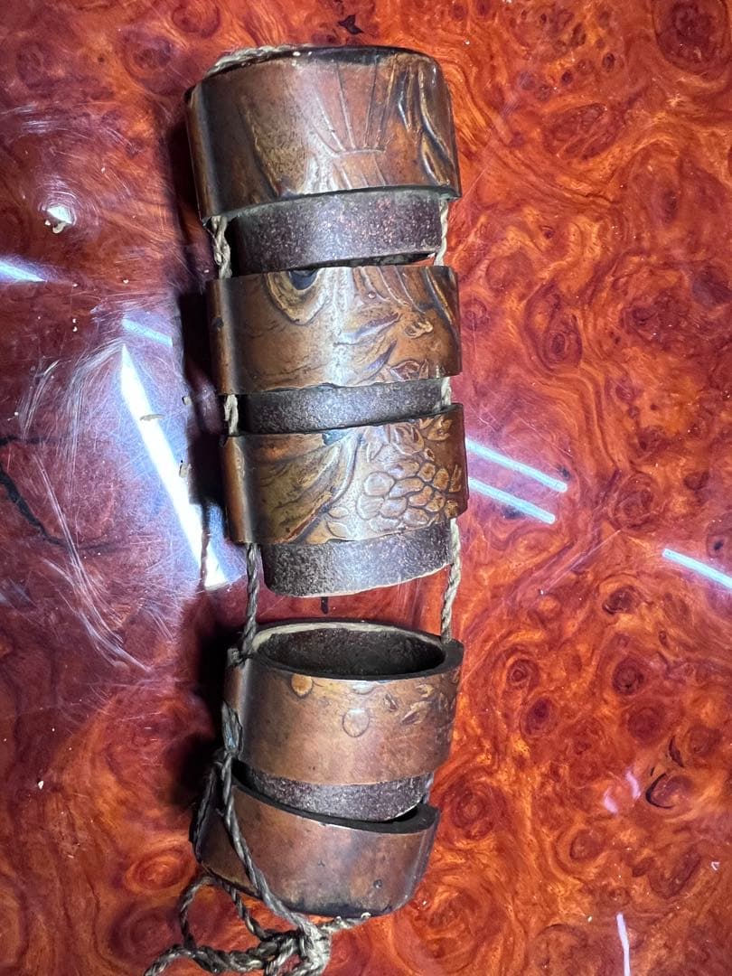 木製彫刻印籠 約15cm