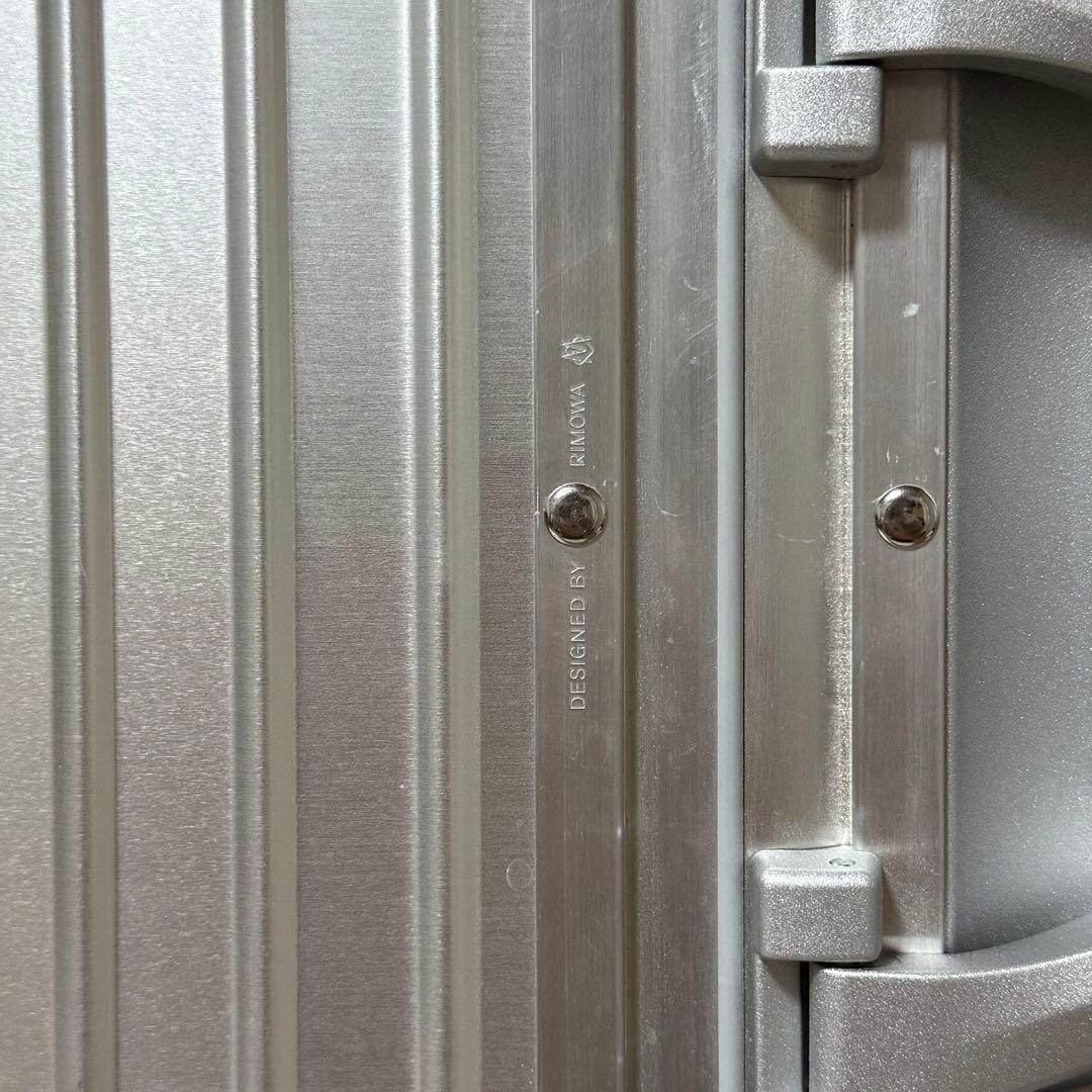 ⭐️極美品⭐️　RIMOWA　オリジナルチェックイン　キャリーケース　シルバー