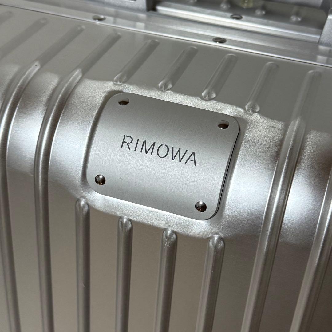 ⭐️極美品⭐️　RIMOWA　オリジナルチェックイン　キャリーケース　シルバー