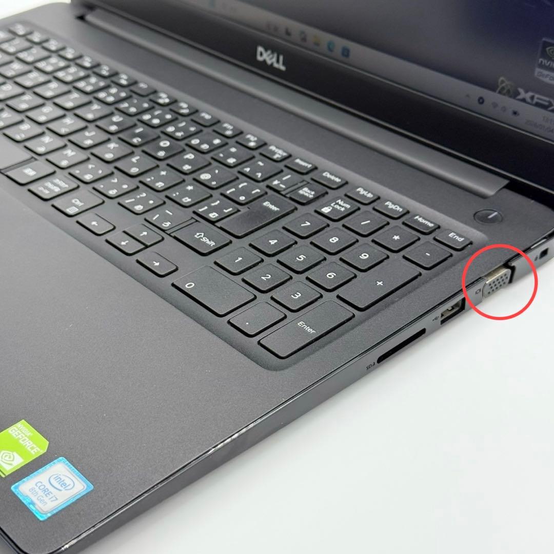 ゲーミングPC Dell 8世代i7 32GB 新品SSD HDD NVIDIA