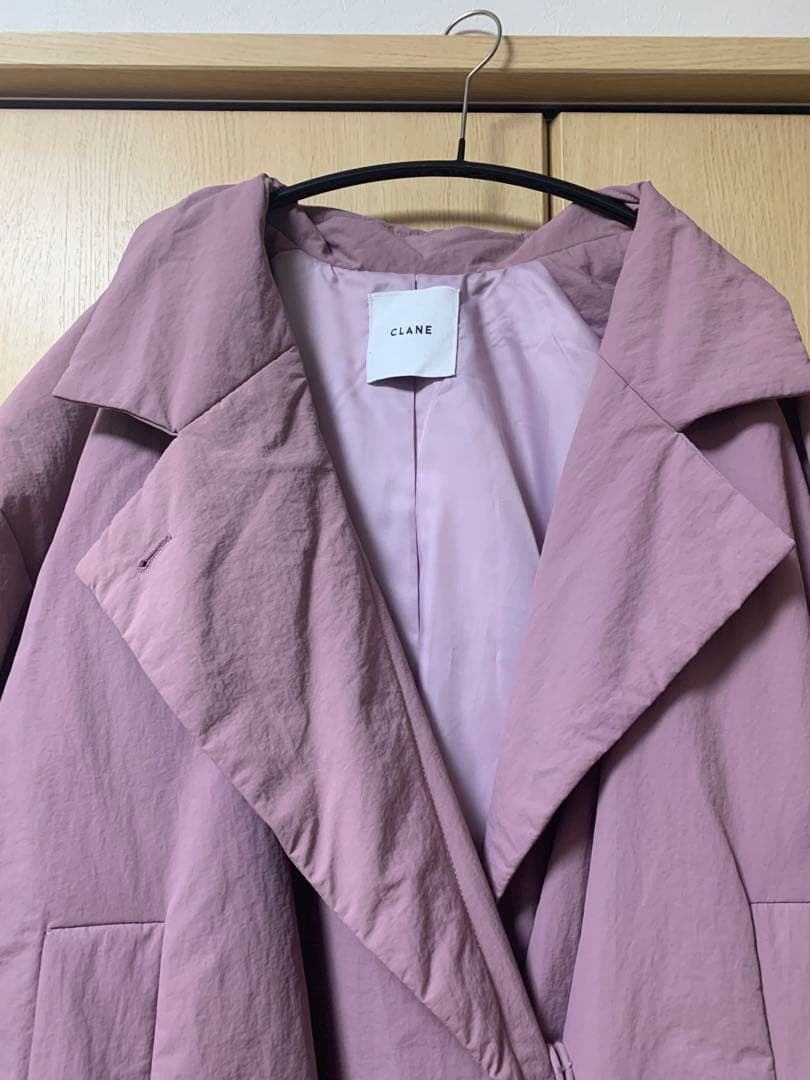 CLANE クラネ　カラー　ダウン　チェスターコート