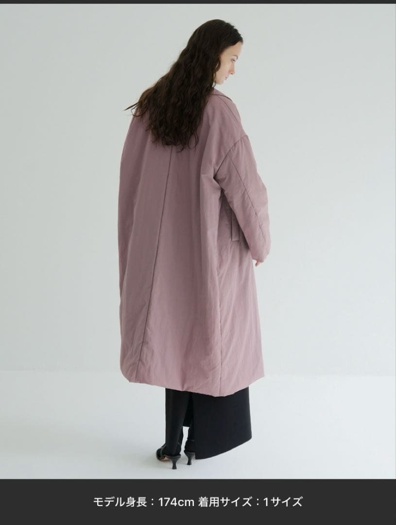 CLANE クラネ　カラー　ダウン　チェスターコート