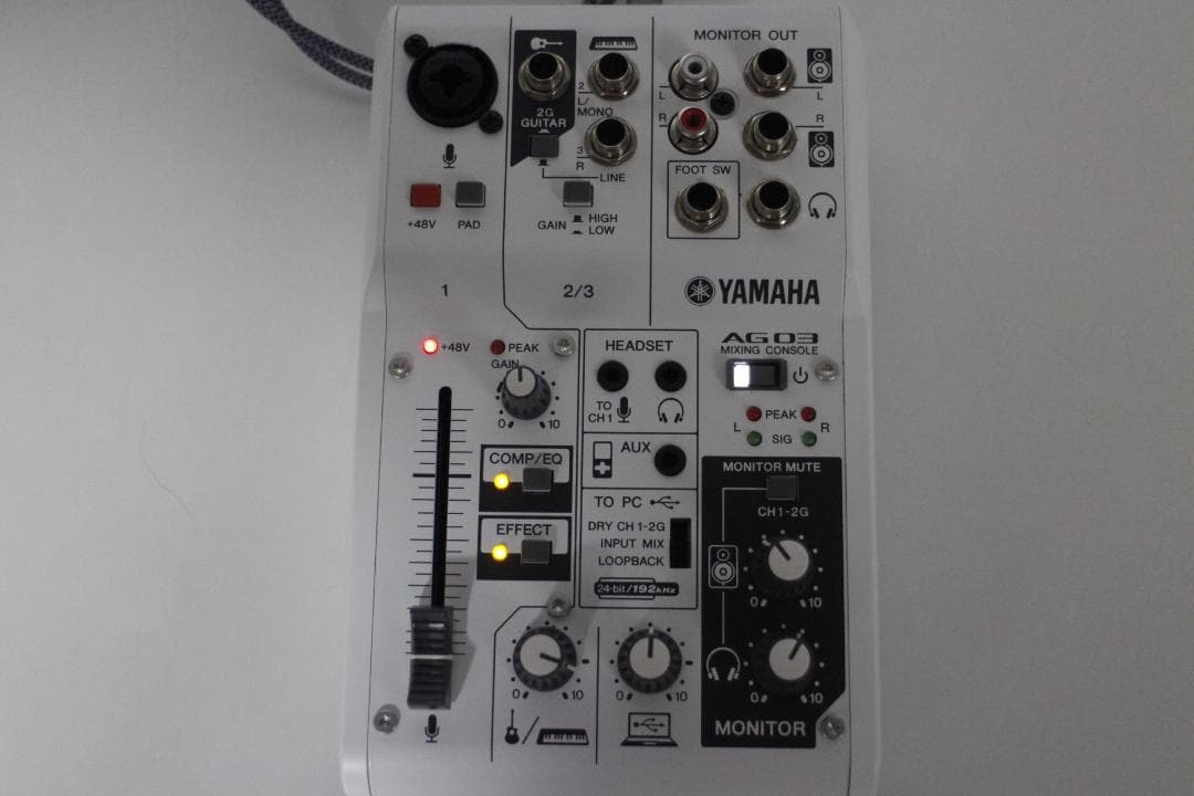 [M-TN 2224]ヤマハ AG03 ミキシングコンソールミキサー オーディオ
