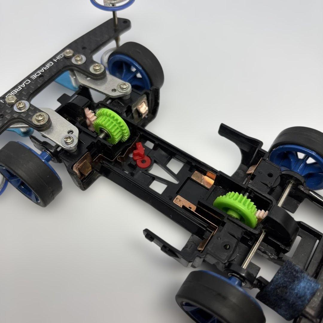 即購入可 ミニ四駆 MSシャーシ 井桁 フラットマシン 改造完成済 ベルダーガ