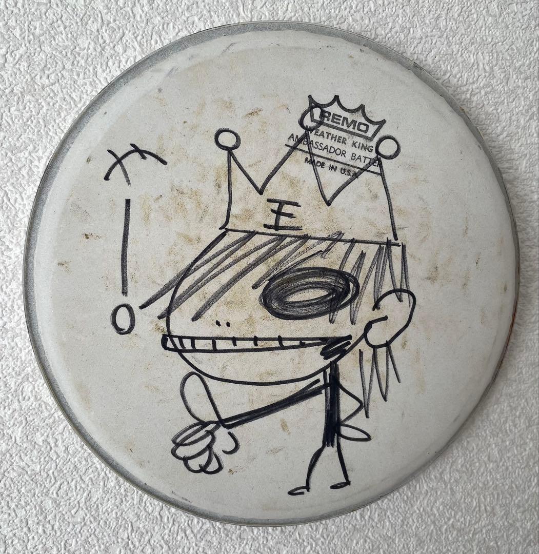 超貴重 MUCC ムック メンバー全員サイン入り SATOち本人使用ドラムヘッド