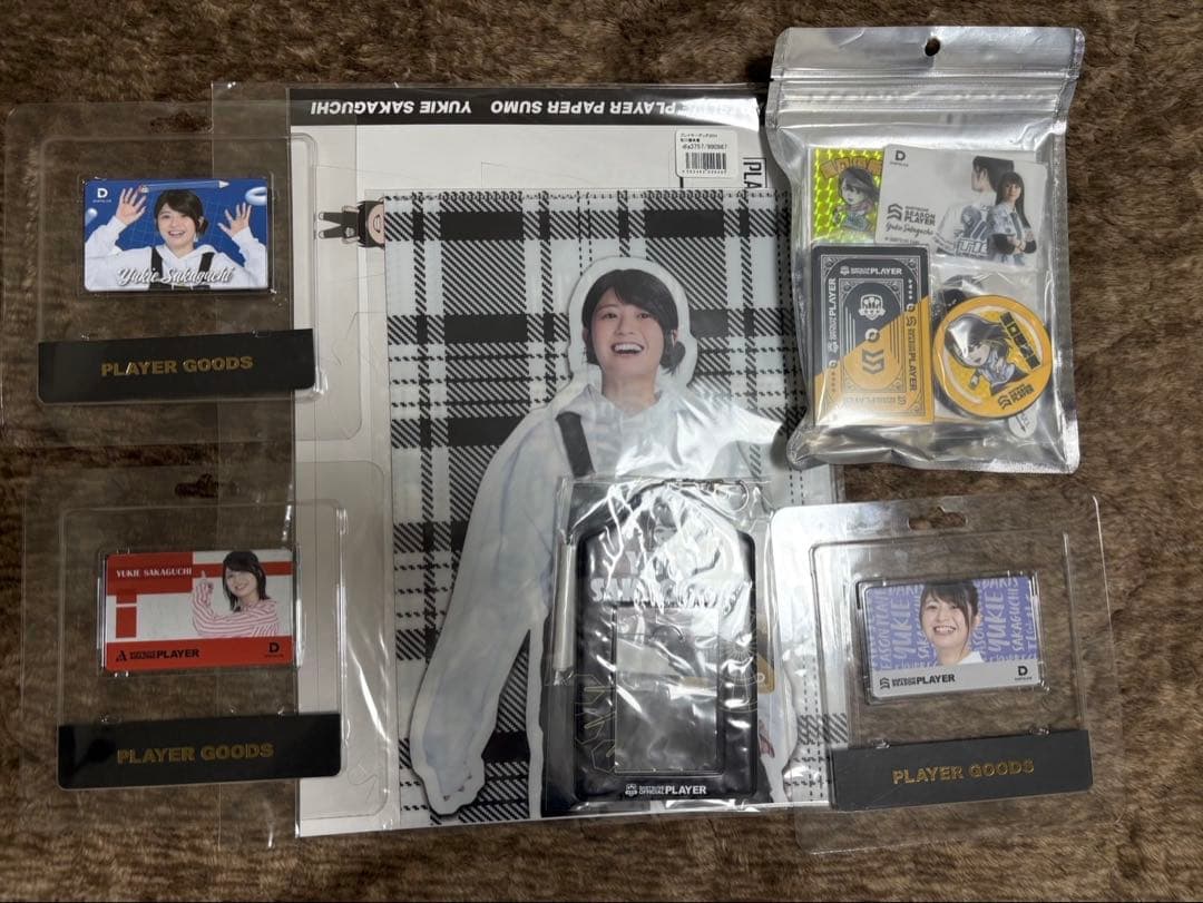 坂口優希恵プロ ダーツライブカード、グッズセット