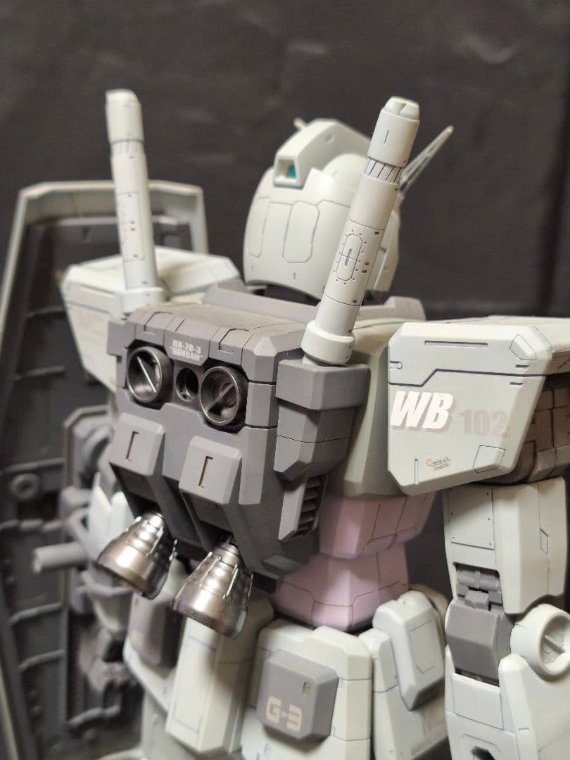 メガサイズ 1/48 RX-78-3 G3ガンダム 塗装済完成品　ビッグサイズ