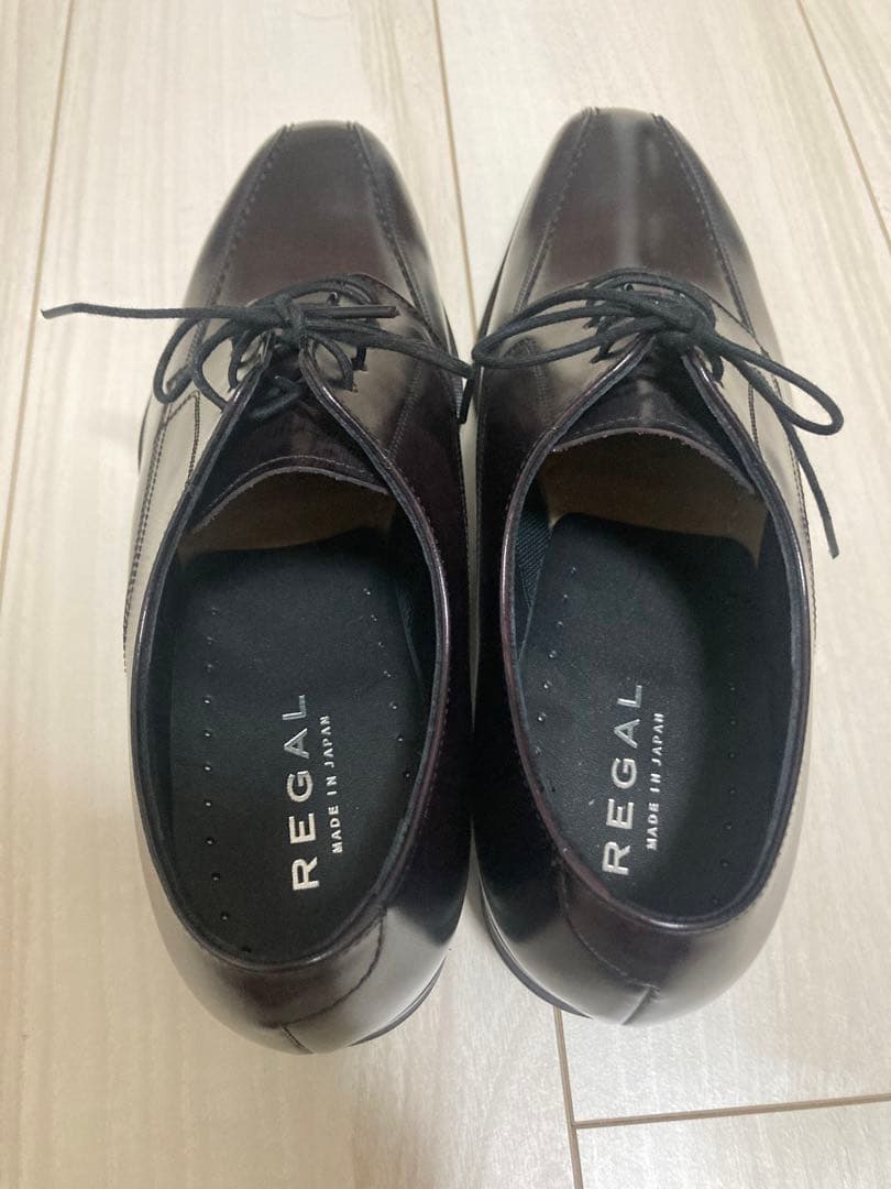 未使用 リーガル 黒 26UR スワールトゥ 革靴 ビジネスシューズ