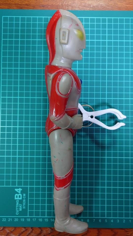 帰ってきたウルトラマン ソフビ ブルマァク 刻印あり（約29cm）