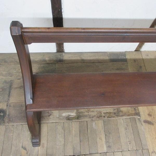 イギリス アンティーク 家具 ロングベンチ 長椅子 チェア 店舗什器 6866d