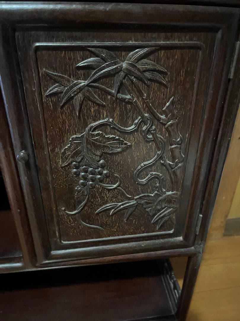 茶箪笥　煎茶　　飾り棚　アンティーク