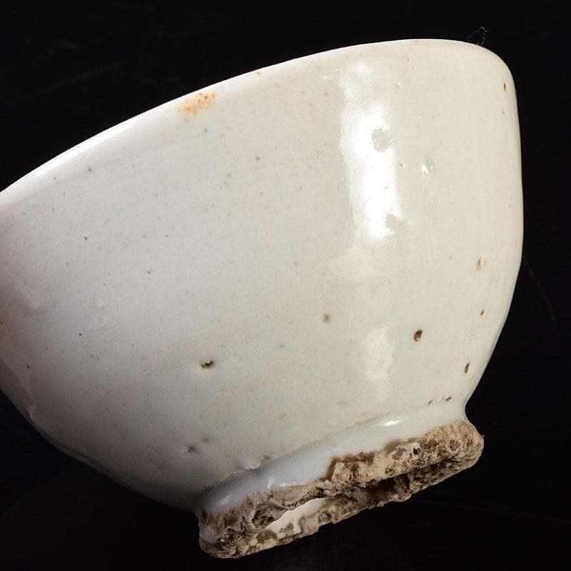 朝鮮美術　李朝　高麗白磁　盃　V　R8010