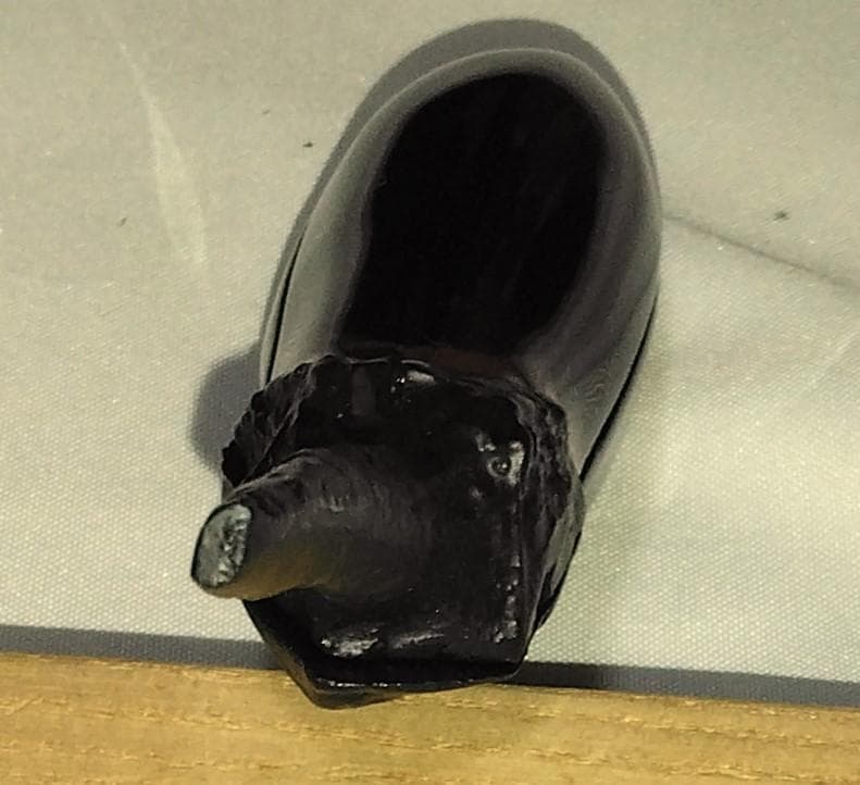 茶道具　乾漆香合　加賀塗匠　荒井樹芳作　乾漆造茄子香合　美品！！