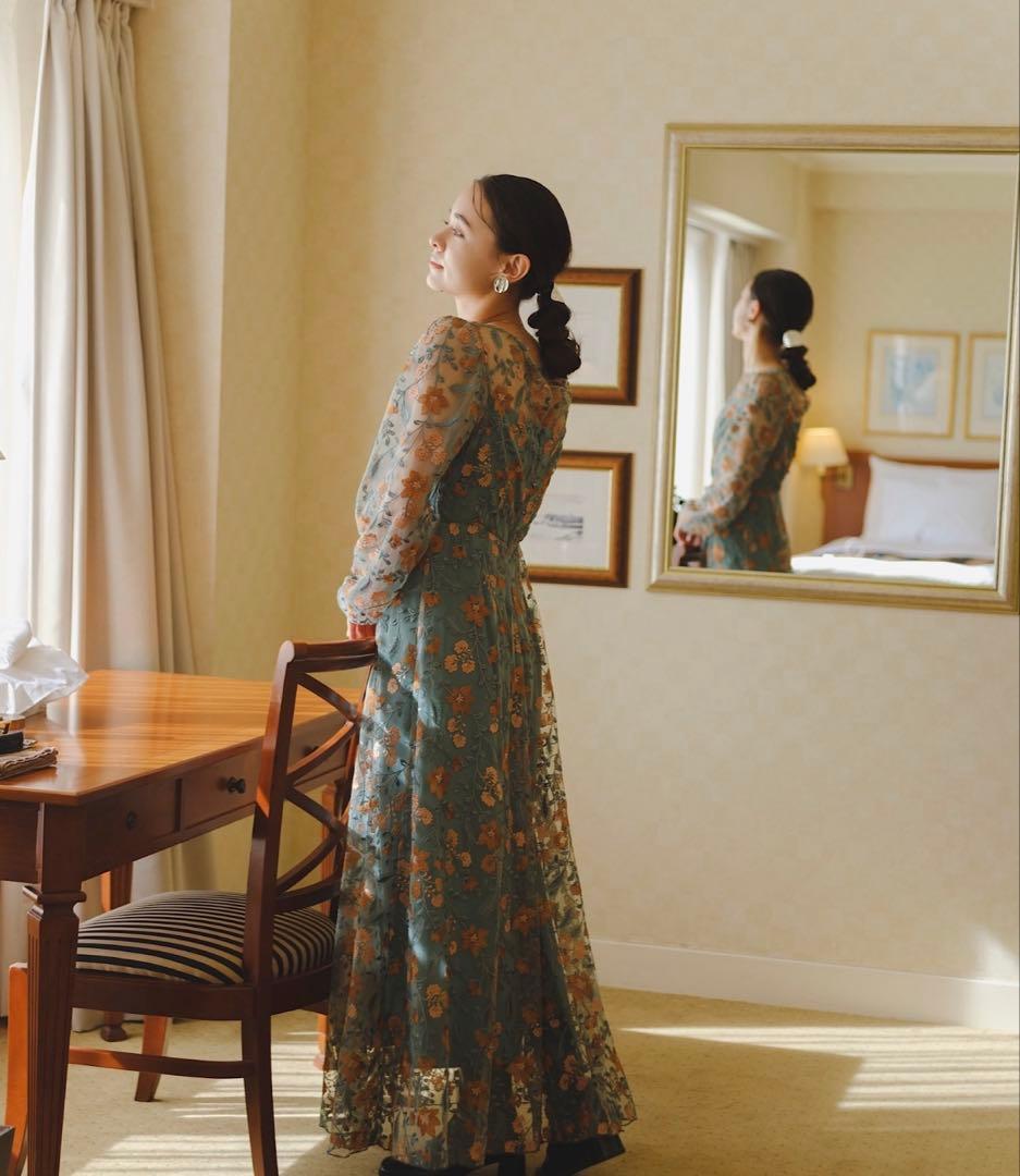 Kastane オケージョンドレス グリーン