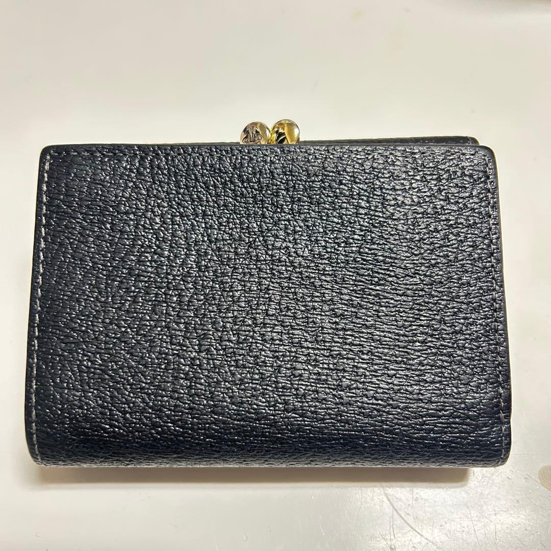 Vivienne Westwood レザー二つ折り財布 ブラック