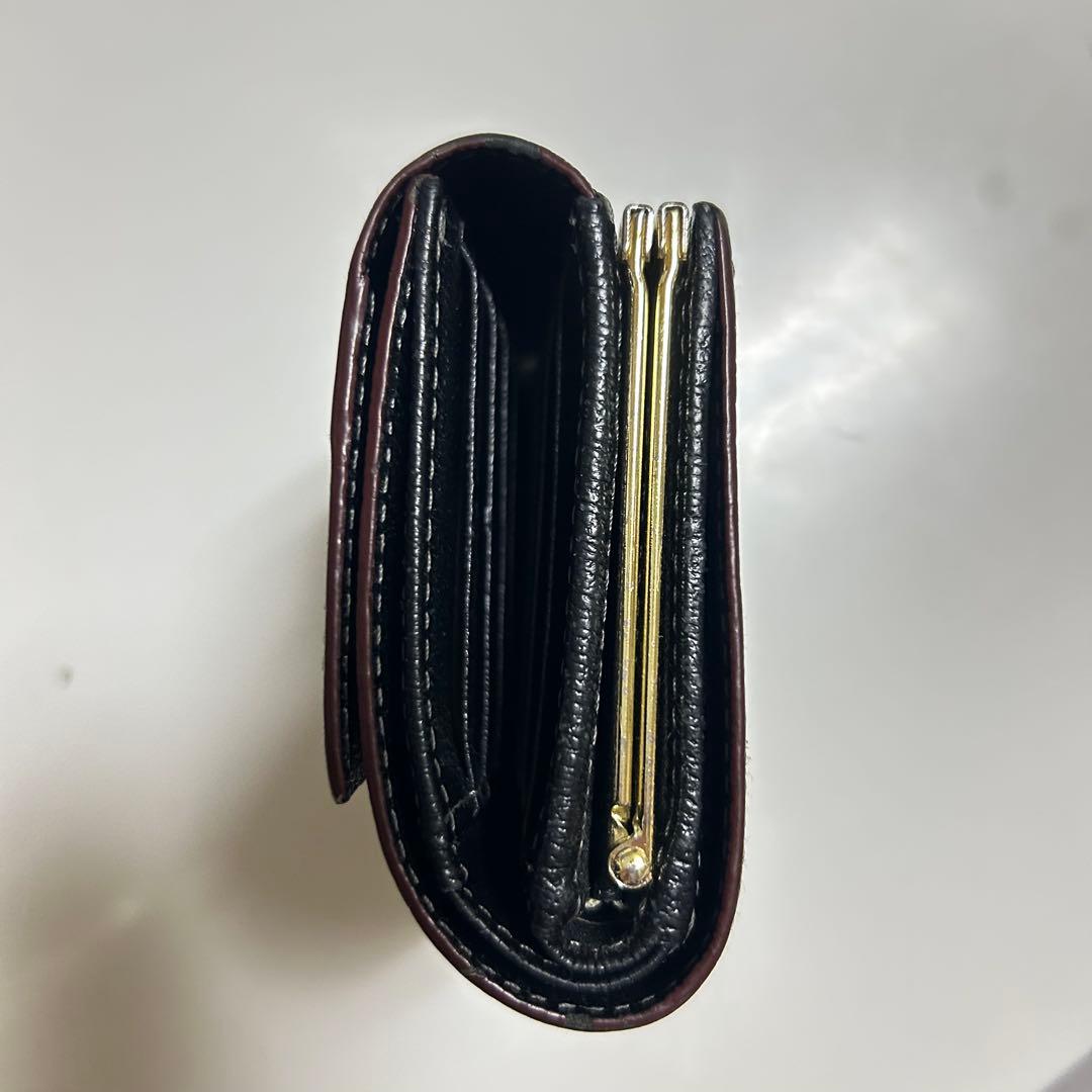 Vivienne Westwood レザー二つ折り財布 ブラック