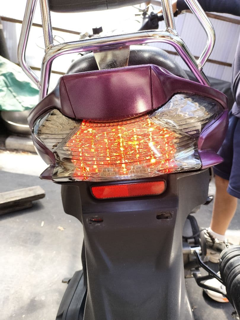 アドレスv125s　クリアテールランプ　クリアウインカー　ledリレー　セット品