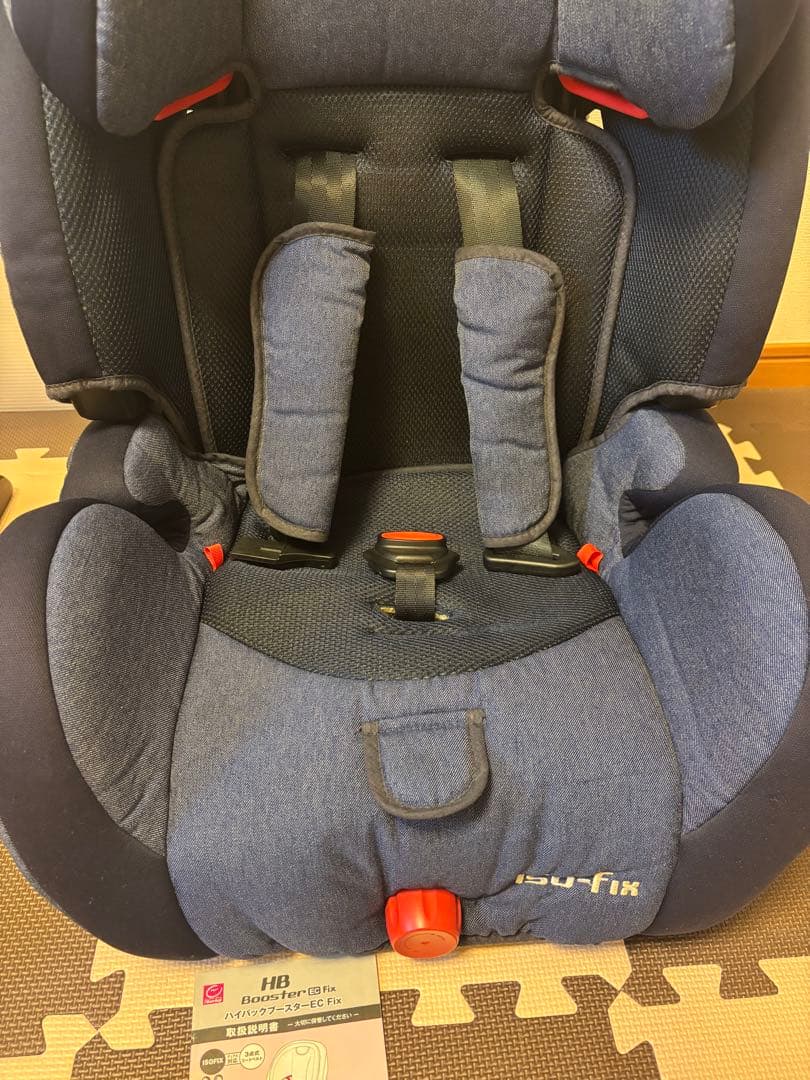 ハイバックブースター　EC ISOFIX チャイルドシート　日本育児