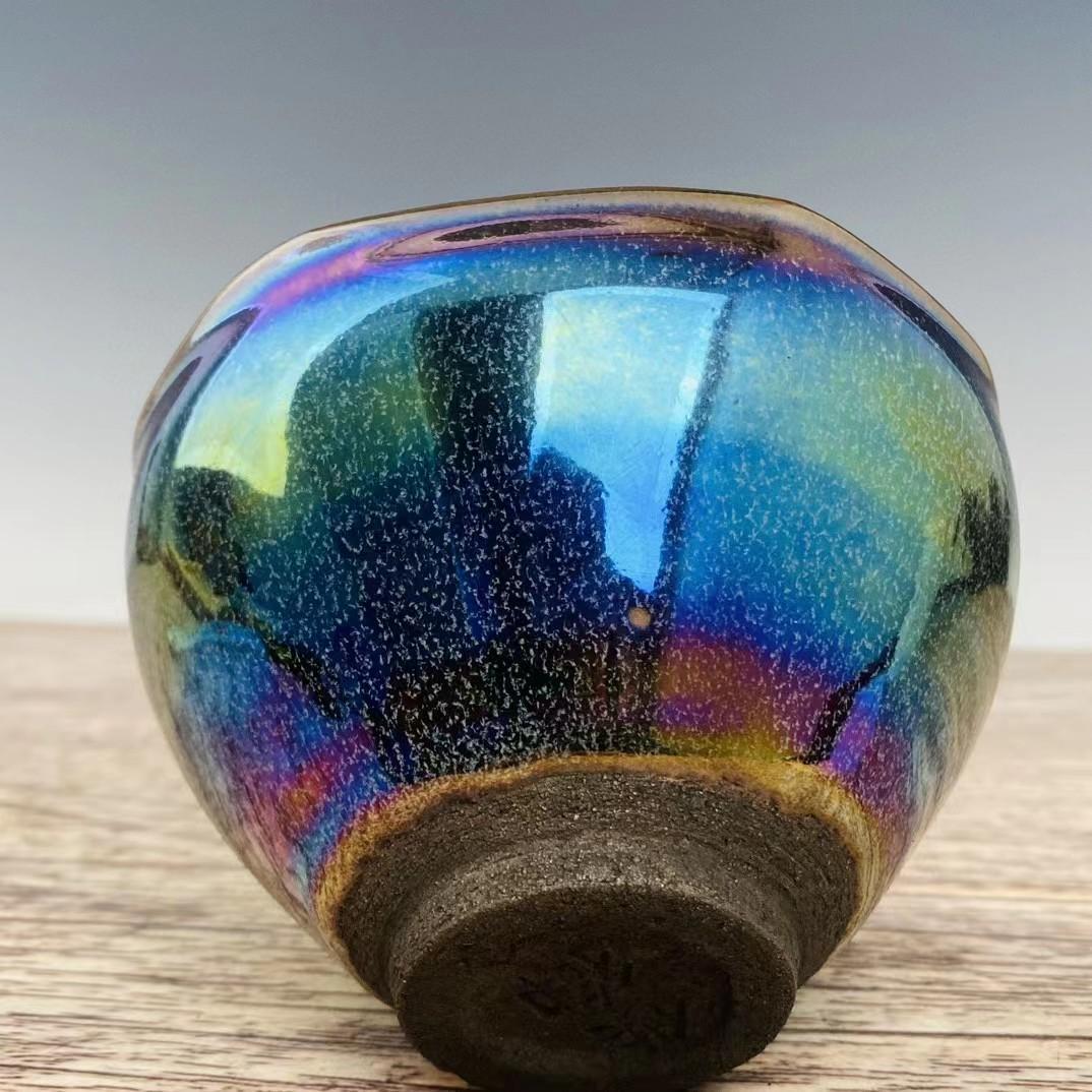 中国古美術・旧蔵の磁器・建窯七彩曜変盞・置物・書道具・茶道具・文房具・賞物