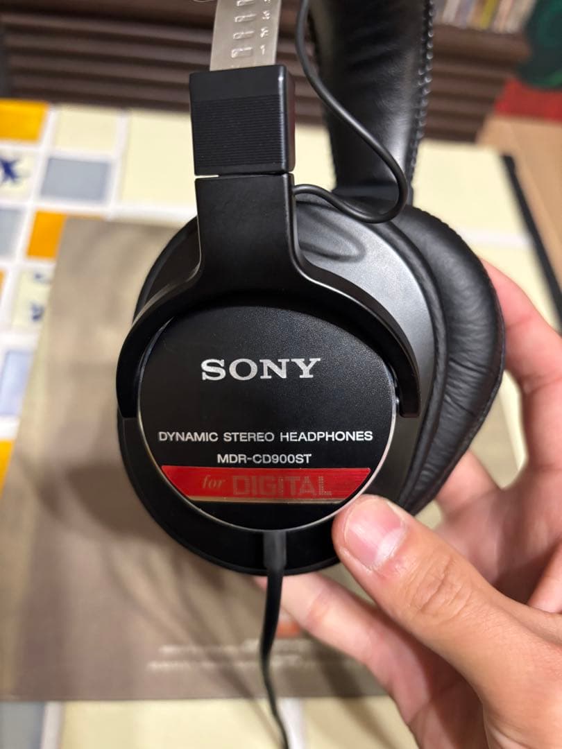 SONY ヘッドフォン MDR-CD900ST 赤帯