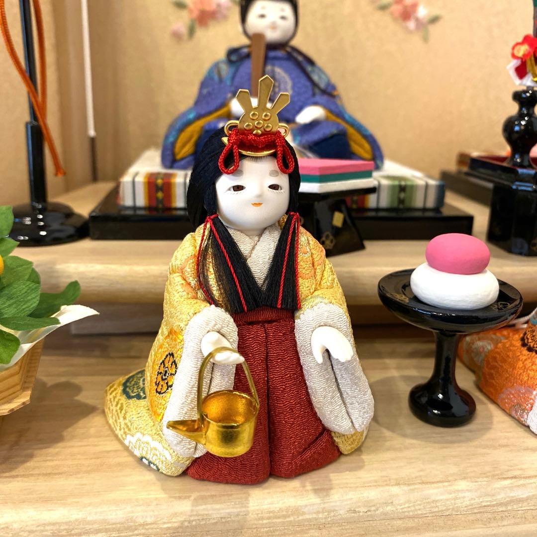 雛人形 5人飾り 2段 コンパクト ひな飾り