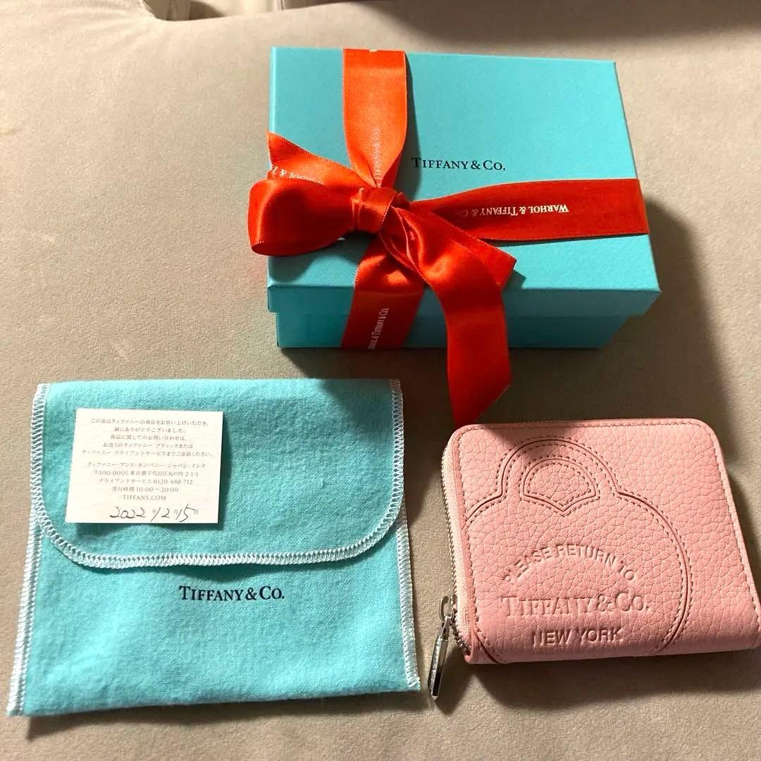 【希少】ティファニー TIFFANYスモール ジップ ウォレット