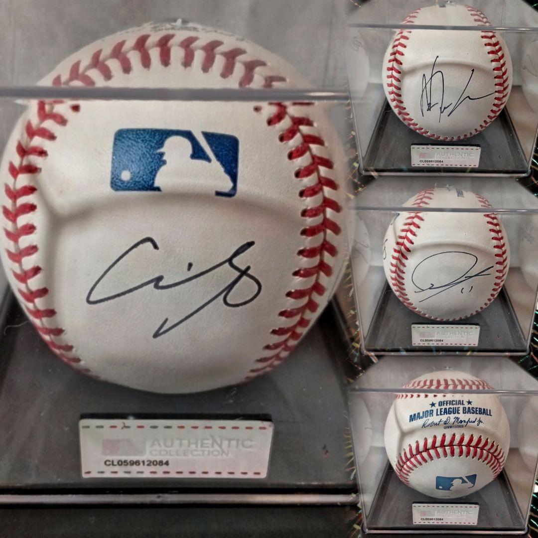 と*し様 【希少】大谷翔平 山本由伸 佐々木朗希 直筆サインボール MLB公式球