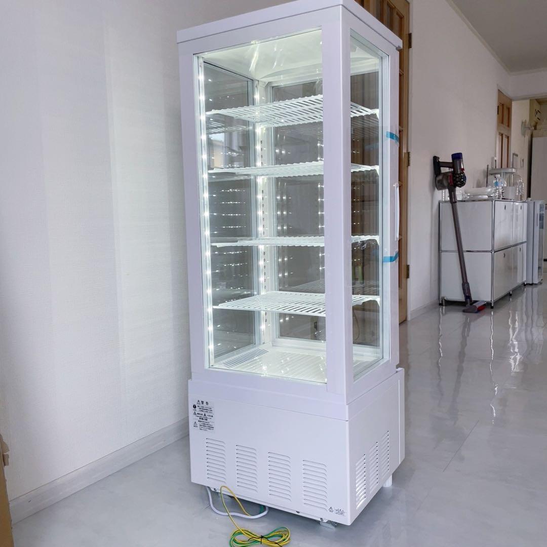 新品　透明　ガラス　JCM 4面ガラス 冷蔵ショーケース　冷蔵庫　ショーケース