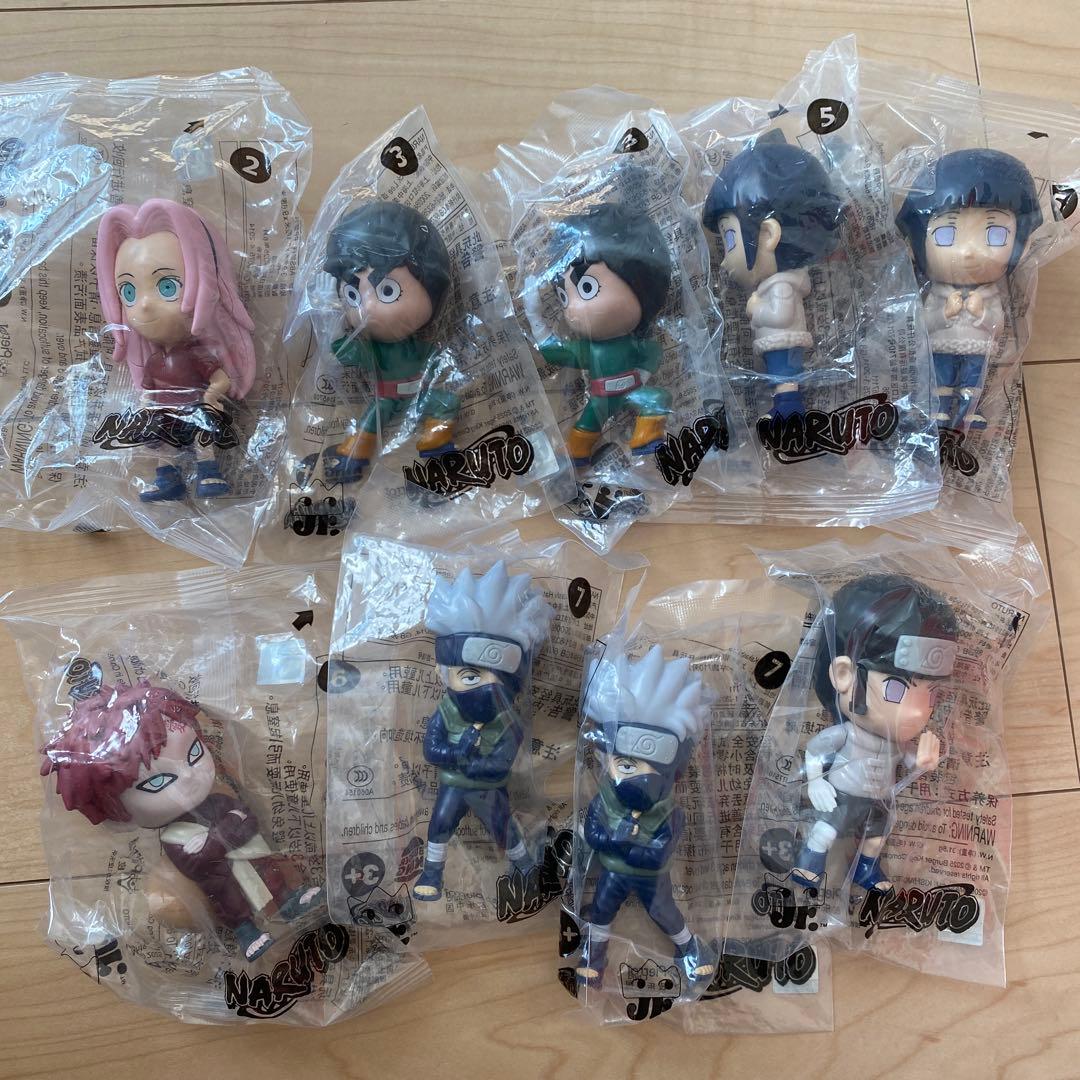 中国バーガーキング⭐︎ナルト⭐︎フィギュア9体まとめ売り