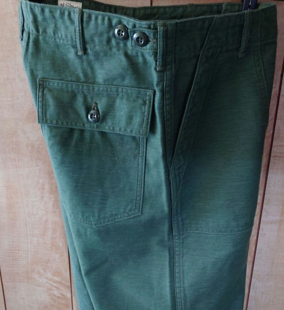 オアスロウ　orslow　USアーミー　ファティーグパンツ