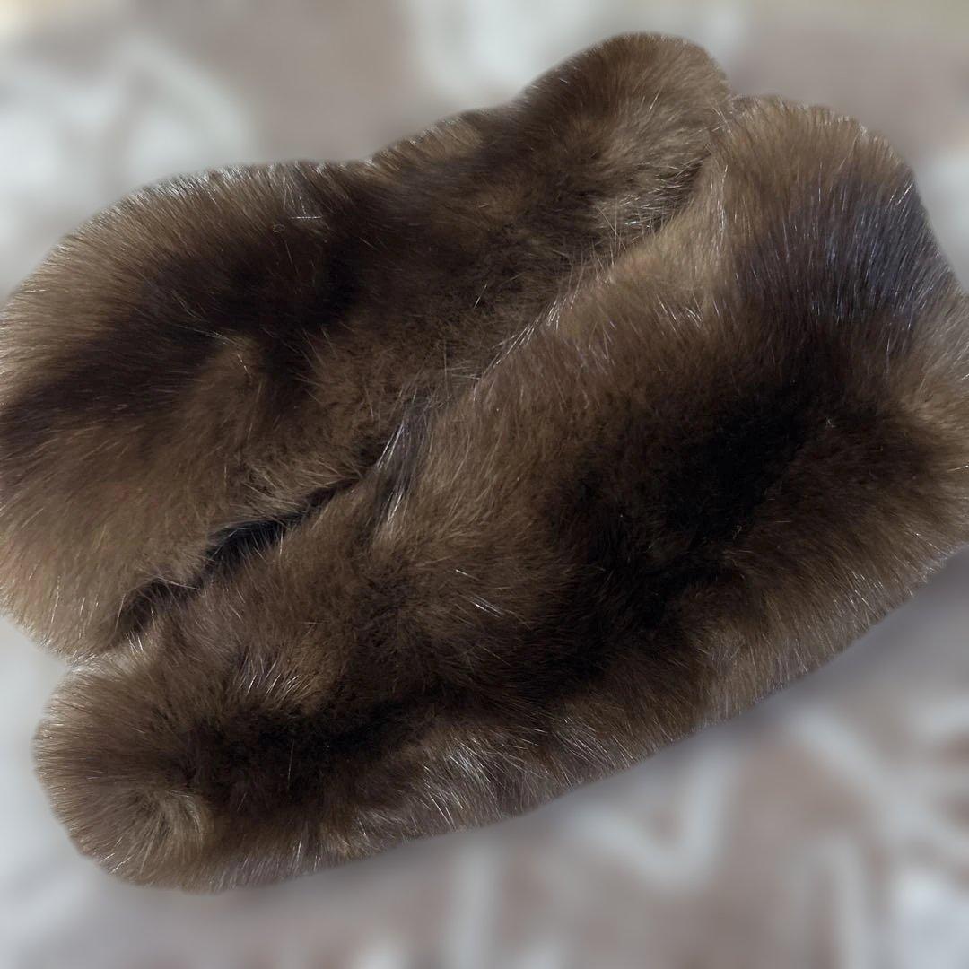 ロシアンセーブル　マフラー　SOBOL