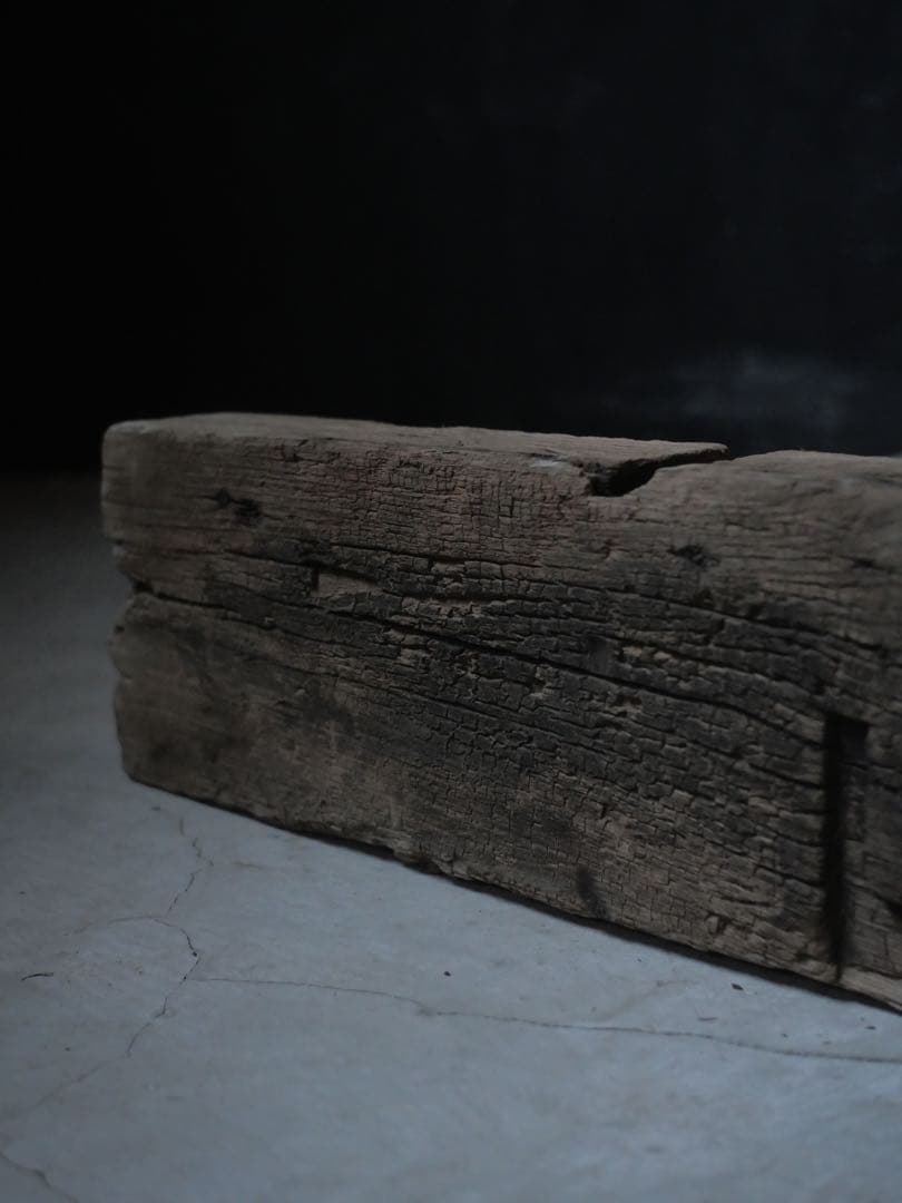 木塊　展示台　オブジェ　置物　什器　台　古家具　古道具　アンティーク　昭和レトロ