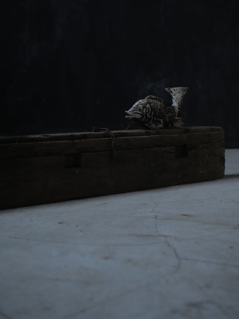 木塊　展示台　オブジェ　置物　什器　台　古家具　古道具　アンティーク　昭和レトロ