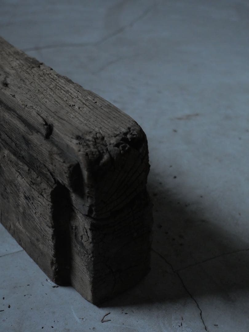 木塊　展示台　オブジェ　置物　什器　台　古家具　古道具　アンティーク　昭和レトロ