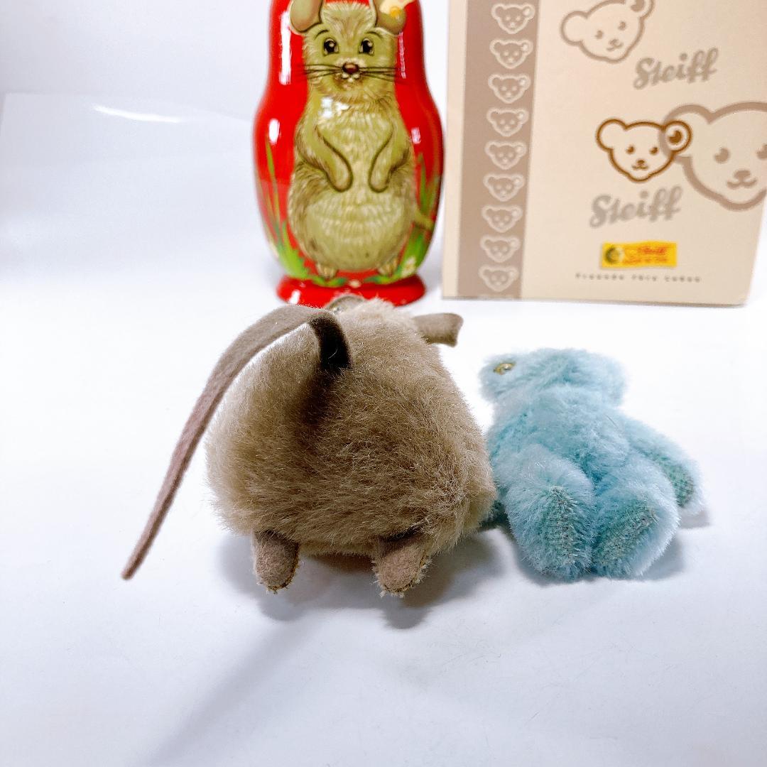 シュタイフ マトリョーシカ マウス・テディベア　ねずみ・ネズミ　|1522|☆