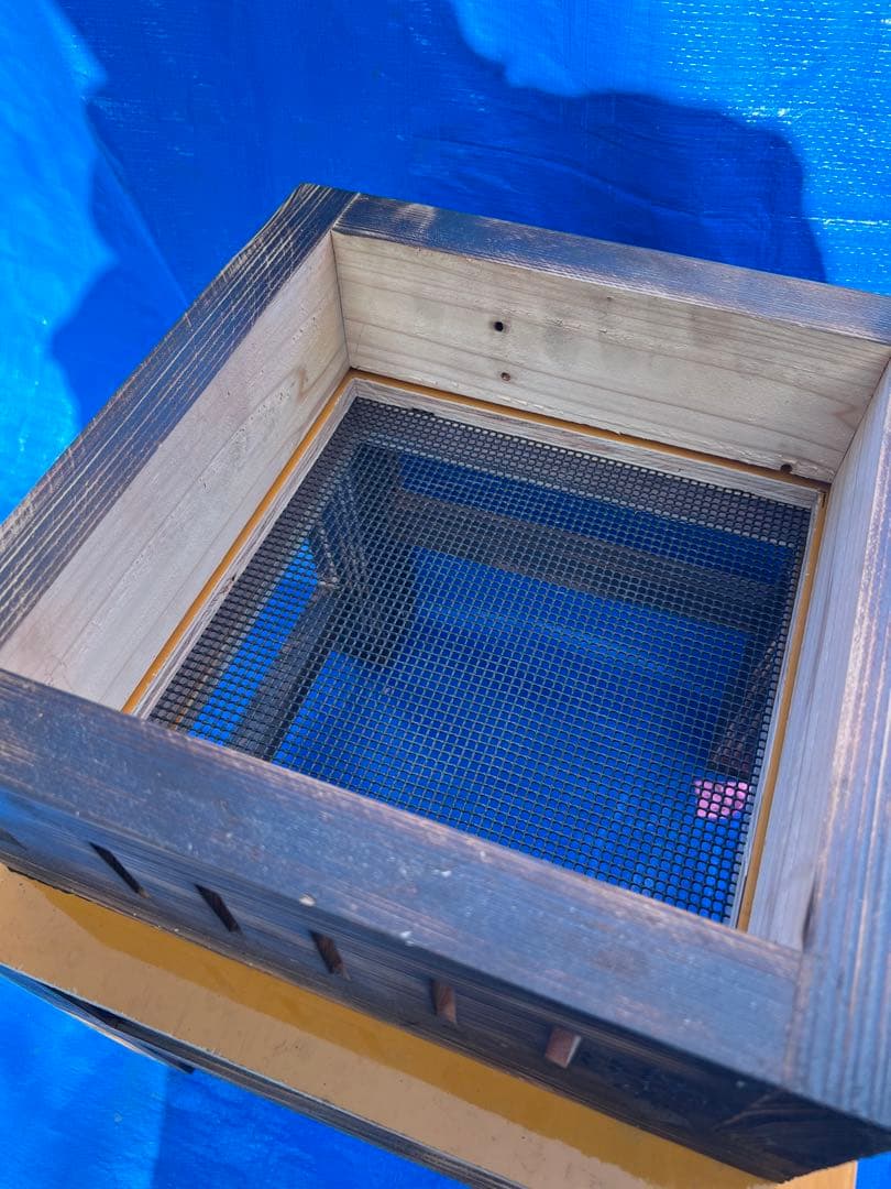 ニホンミツバチ　重箱式巣箱　営巣用巣箱4段　板厚3cm