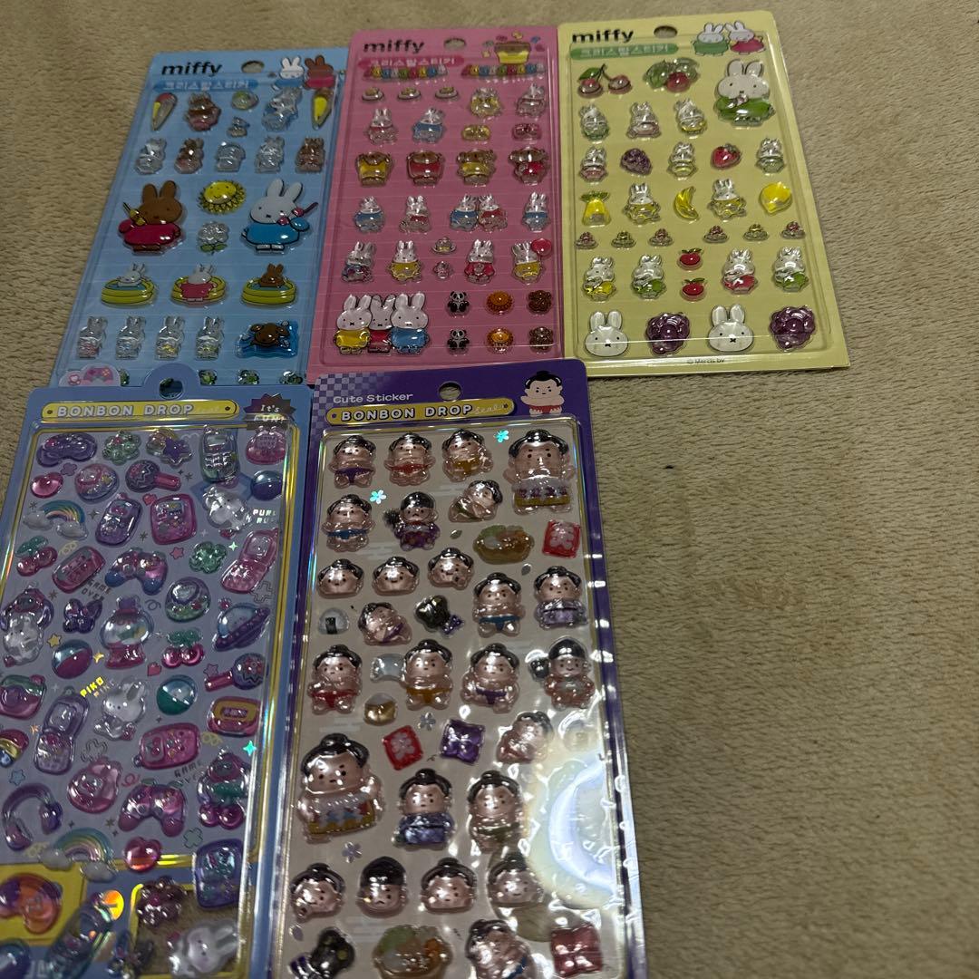 保存ファイル付き⭐︎ボンボンドロップシール うるちゅる　キャラクターシール