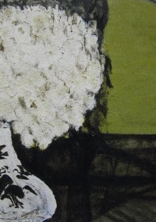 三岸節子、「白い花　ヴェロンにて」、厳選、希少画集・額装画、人気作品