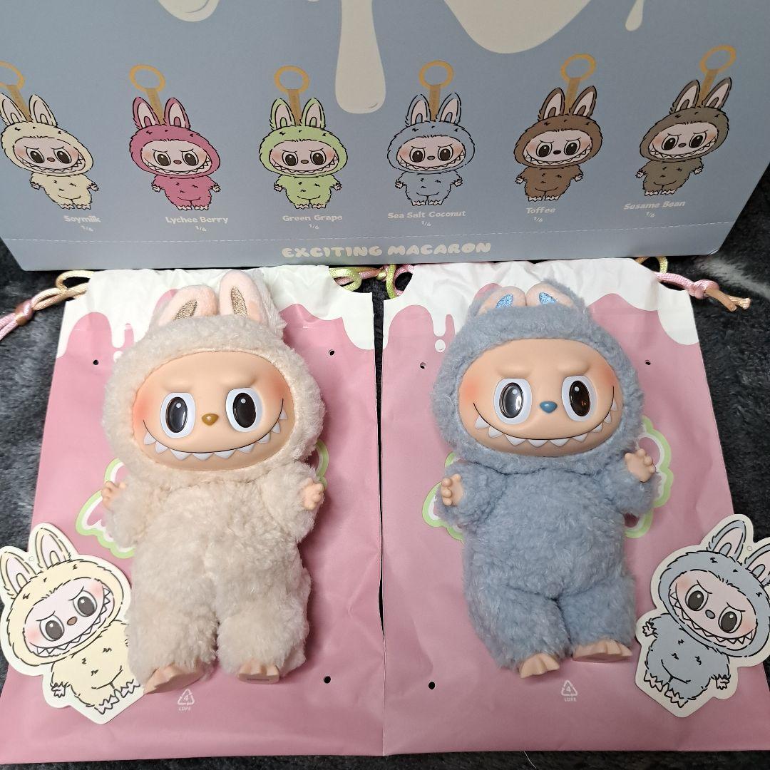 正規品！POPMART LABUBU マカロン ソイミルク&シーソルトココナッツ