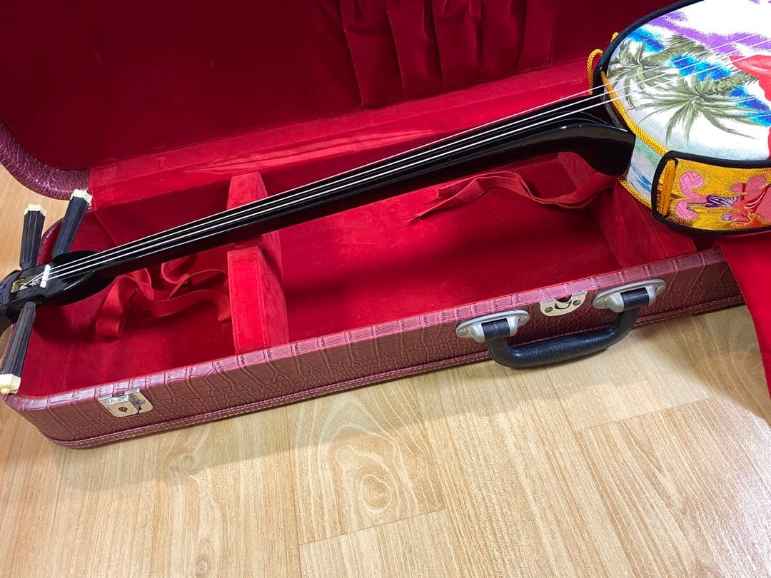 【希少 美品】 三線 沖縄 [宮古島製] ハードケース付き