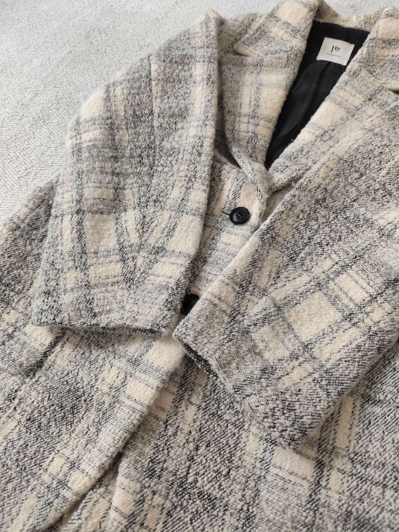 1er Arrondissement NALYA モノトーンチェックジャコット