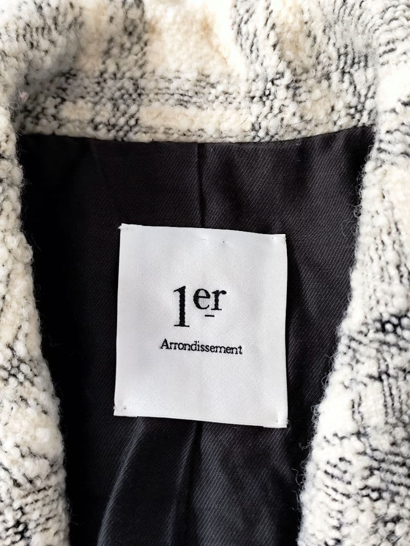 1er Arrondissement NALYA モノトーンチェックジャコット